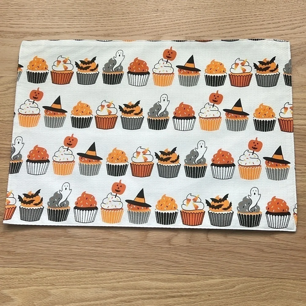 Halloween Cupcake Placemats - Set of 4